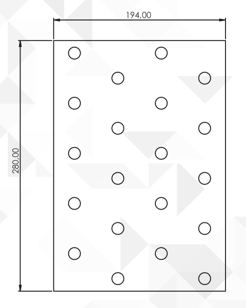 Sütlük 5X4 322838 105 CM 20 BORULU