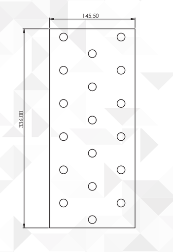 Sütlük 5X3 403512 185 CM 14 BORULU